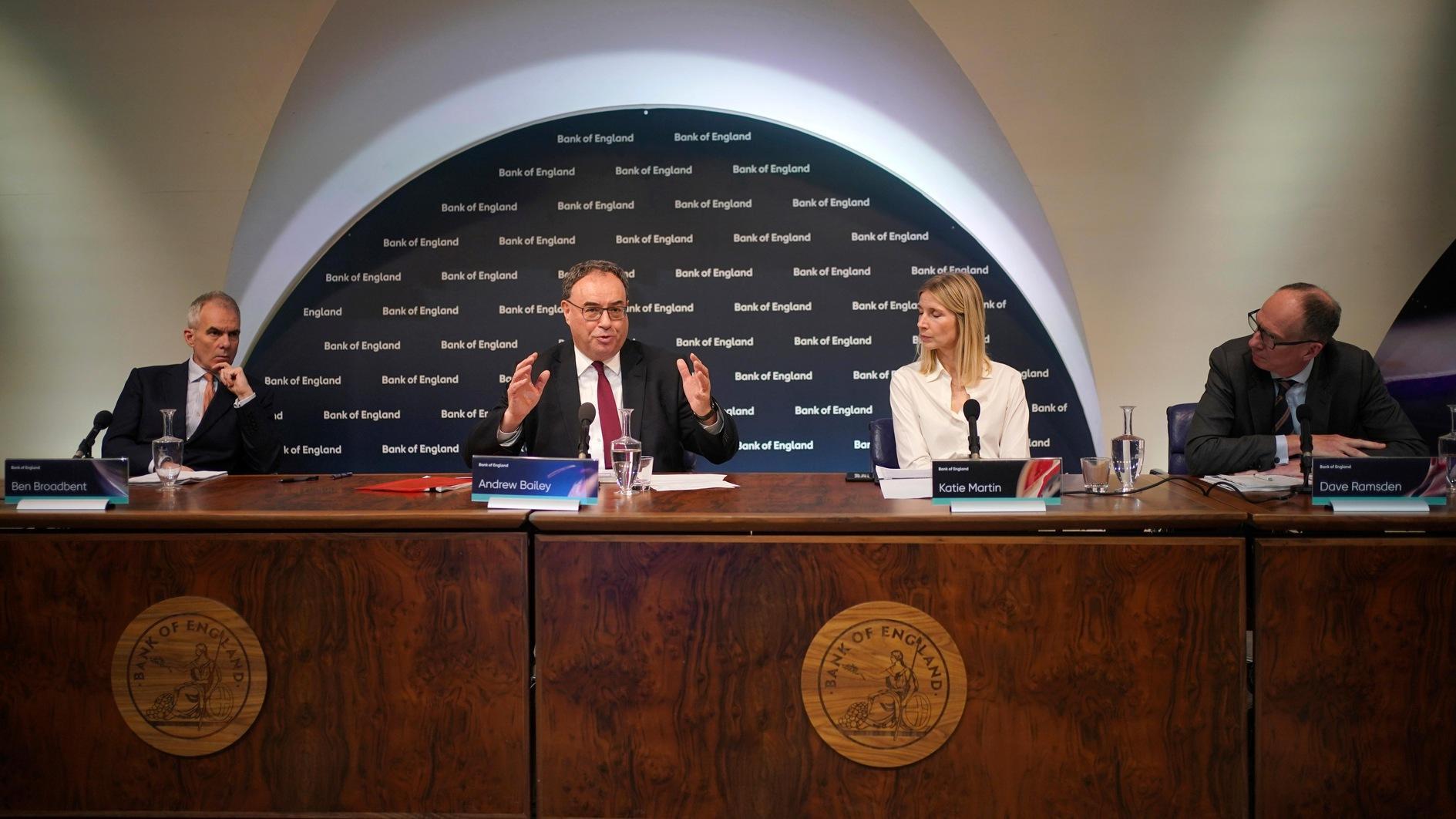 Bank of England holds rate at 16-year high, signals looming cut